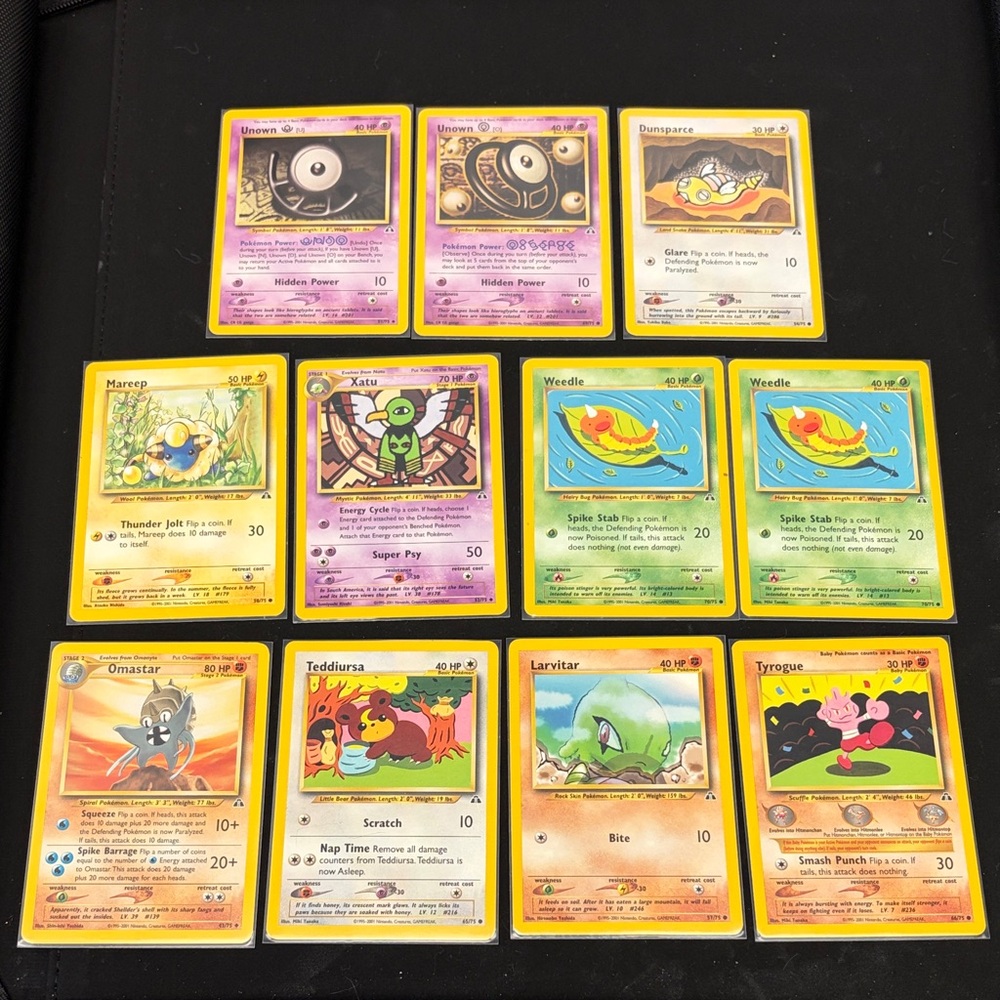 Pokemon Neo Discovery Common Lot